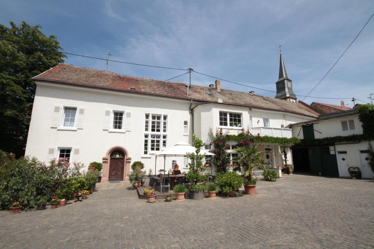Bio-Weingut, Gaestehaus Und Kraeuterhof Flomborn Eksteriør bilde